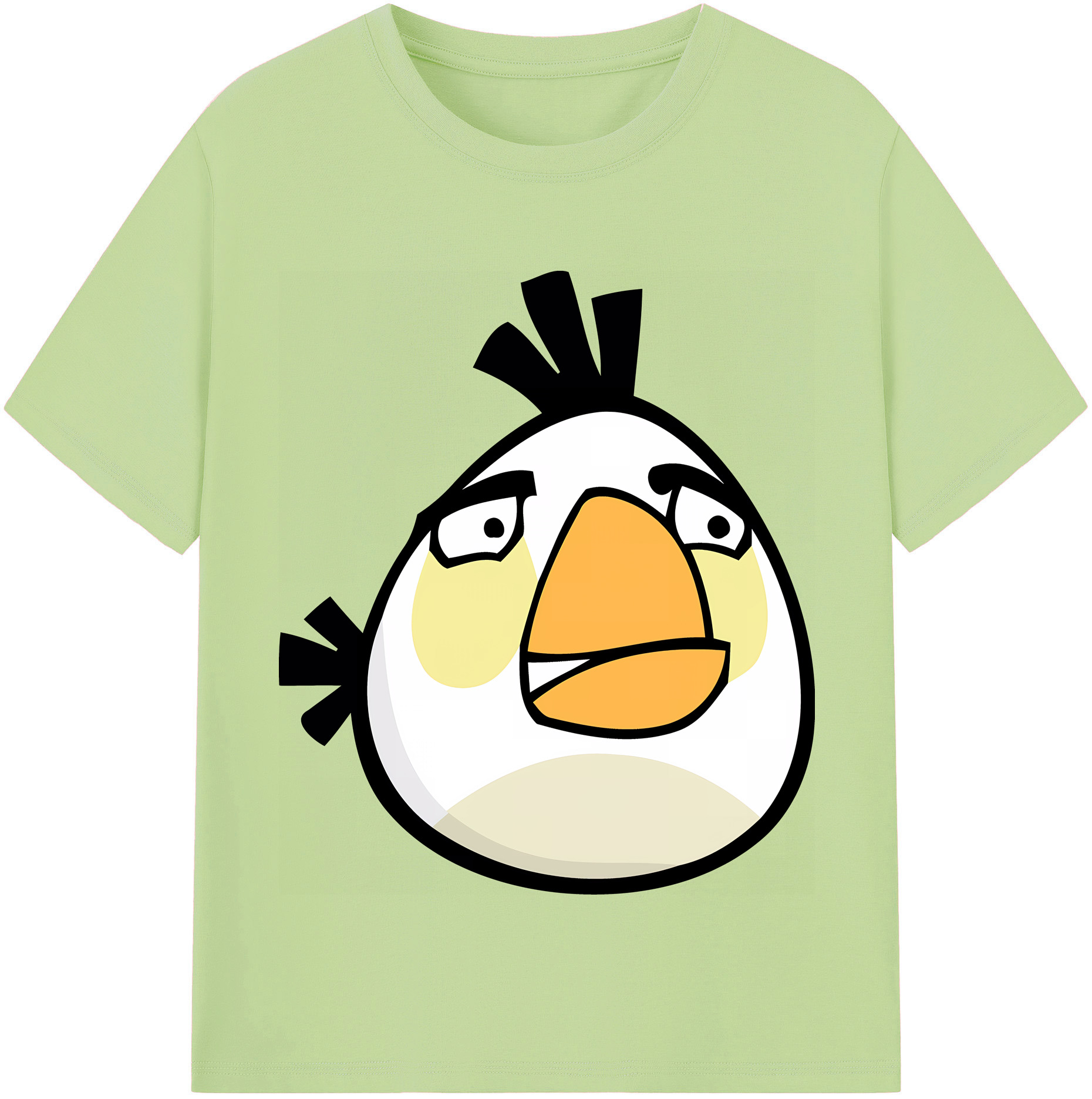 （画像用） Angry Birds アングリーバード 綿100％半袖Tシャツ（フロントプリント）